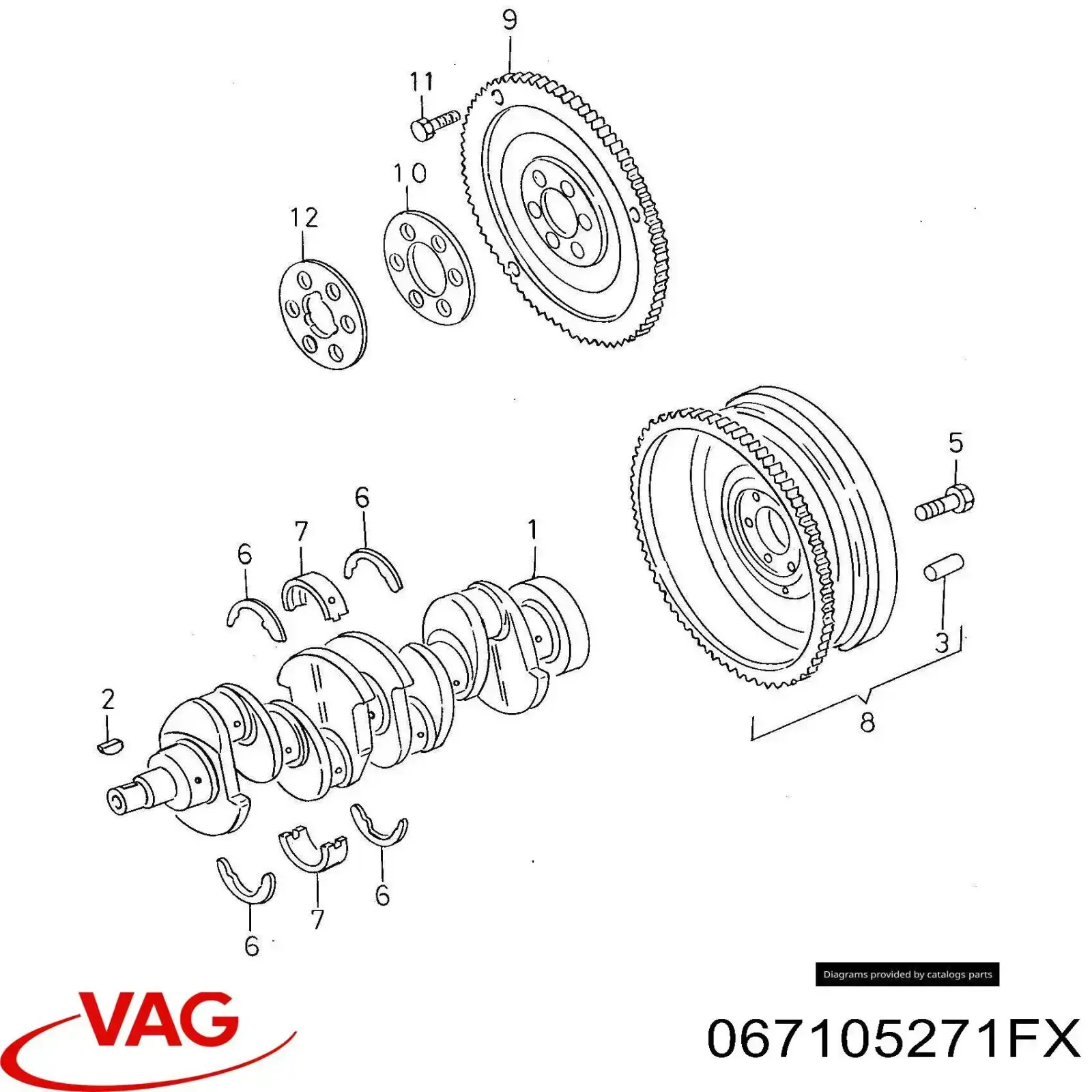 Купити Маховик Volkswagen Jetta II 19E, 1G2, 165, 167