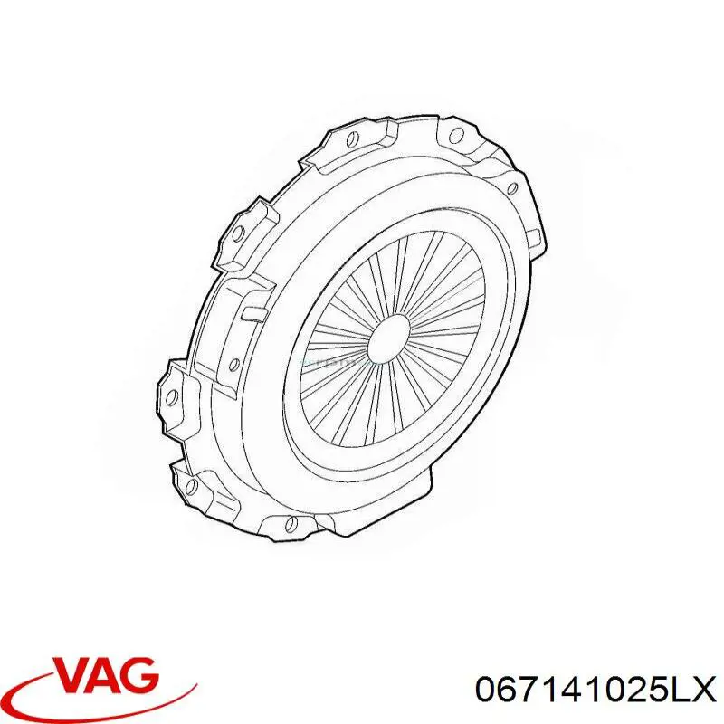 Пелюстковий кошик зчеплення VAG 67141026 ціна, від 12.67 USD