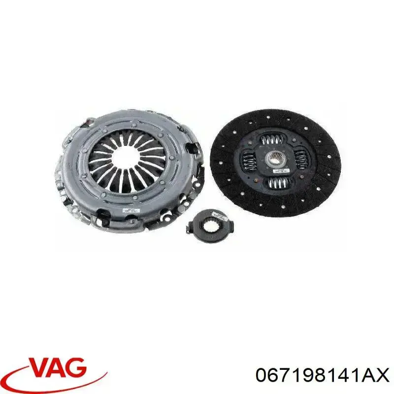 Купити 067198141AX VAG Комплект зчеплення (диск, корзина, підшипник)