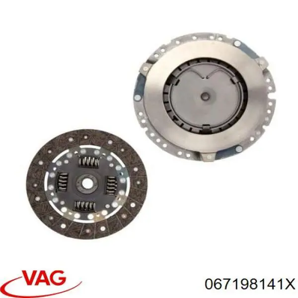 Комплект зчеплення (3 частини) VAG 067198141X ціна, від 90.13 USD