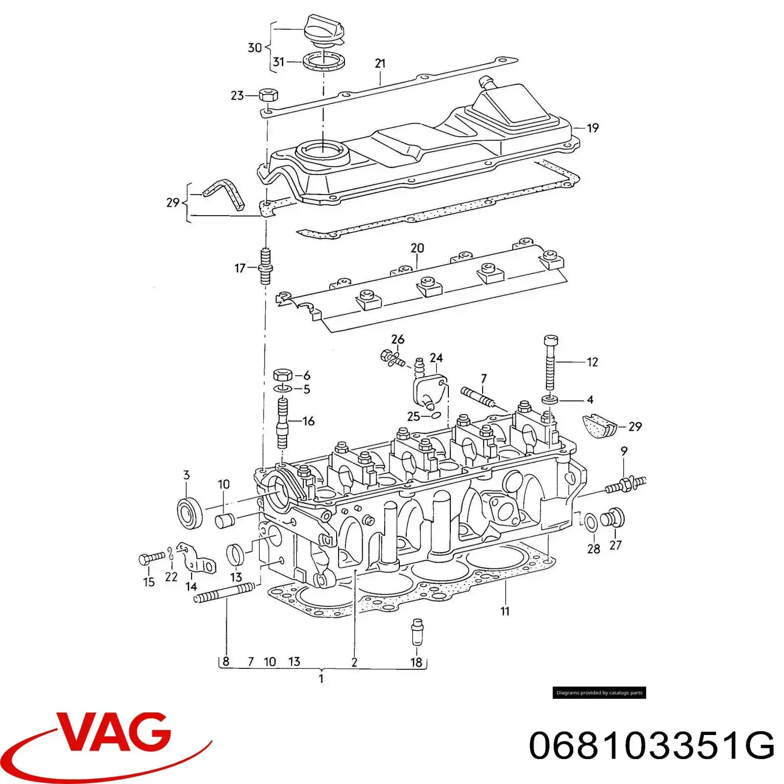 ГБЦ 068103351G VAG