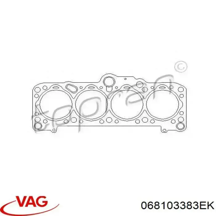 Купити 068103383EK VAG Прокладка ГБЦ