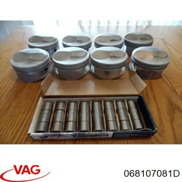 Поршня, 2-й ремонт (+0,50) VAG 068107081D ціна, від 56.21 USD