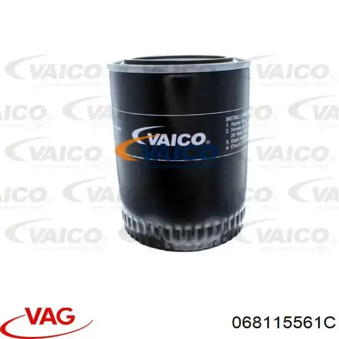 Масляний фільтр двигуна VAG 068115561C ціна, від 6.70 USD