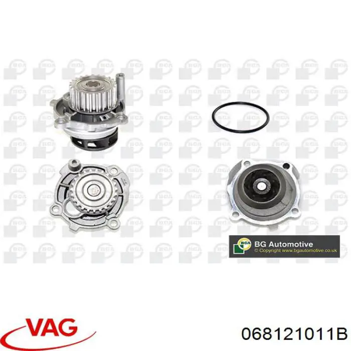 Помпа охолодження VAG 068121011B ціна, від 31.54 USD