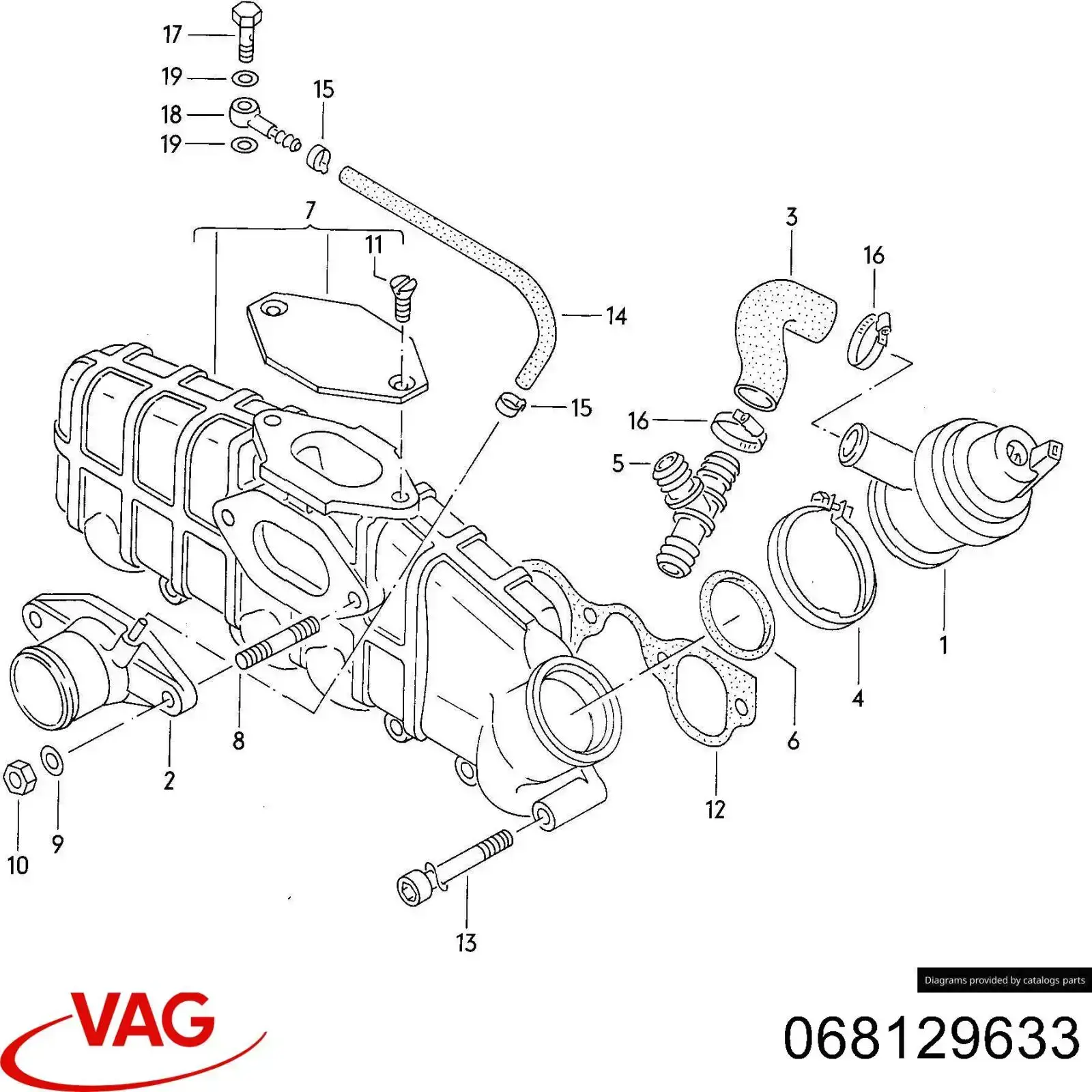  VAG 68129633 ціна, від 19.49 USD