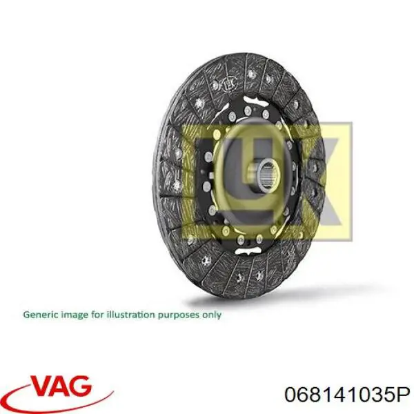 Диск зчеплення 068141035P VAG