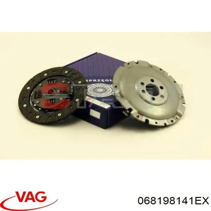 Комплект зчеплення (3 частини) VAG 068198141EX ціна, від 69.14 USD