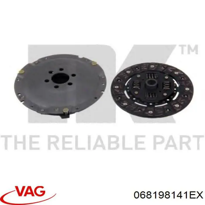 Купити 068198141EX VAG Комплект зчеплення (диск, корзина, підшипник)