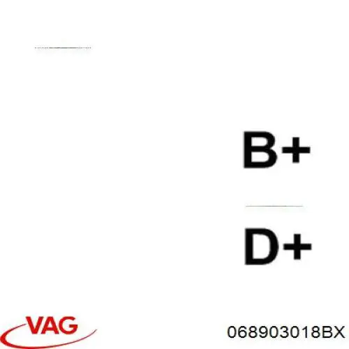Купити 068903018BX VAG Генератор