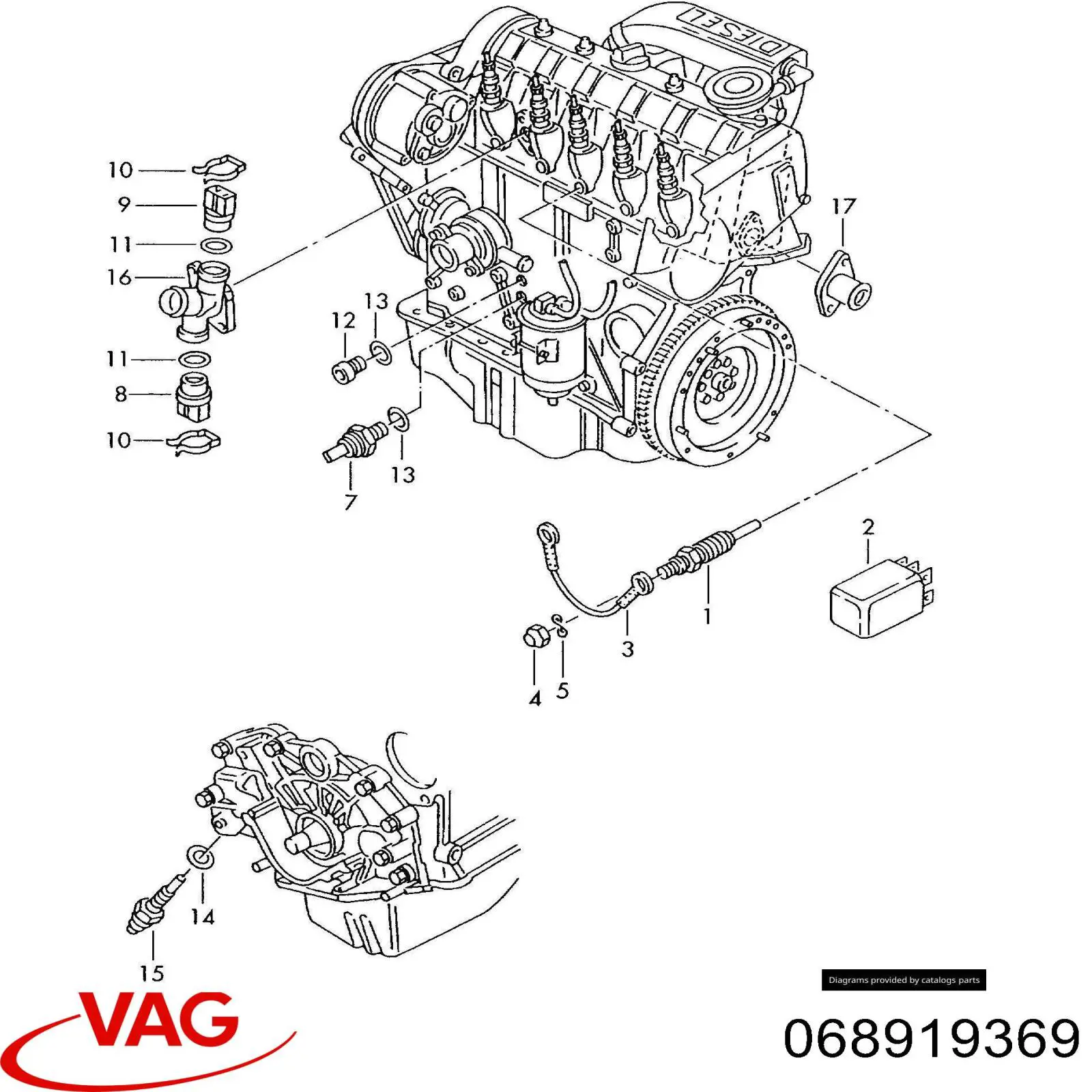  VAG 068919369 ціна, від 55.27 USD