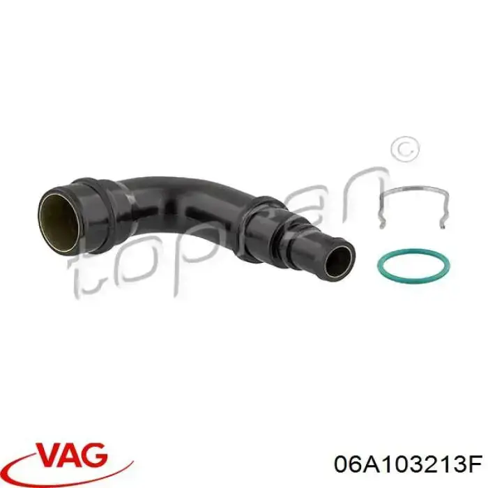 06A103213F VAG Шланг повітряний вентиляції картера