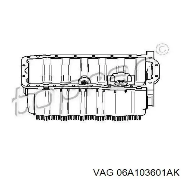 Піддон масляний картера двигуна VAG 06A103601AK