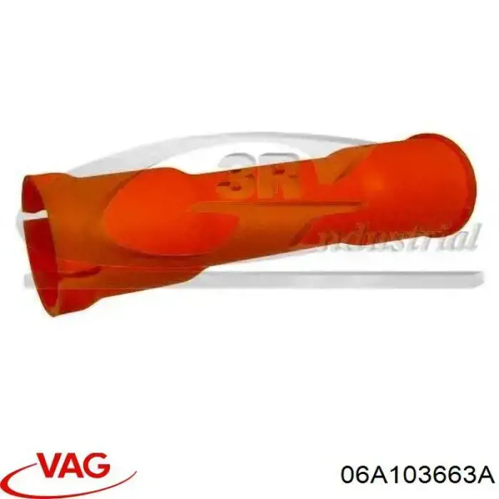 Направляюча щупа-індикатора рівня масла в двигуні VAG 06A103663A