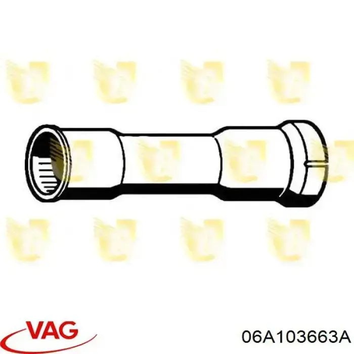 06A103663A VAG Направляюча щупа-індикатора рівня масла в двигуні