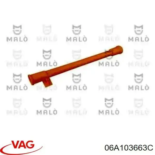 Направляюча щупа-індикатора рівня масла в двигуні 06A103663C VAG