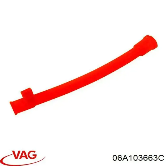 Направляюча щупа-індикатора рівня масла в двигуні VAG 06A103663C