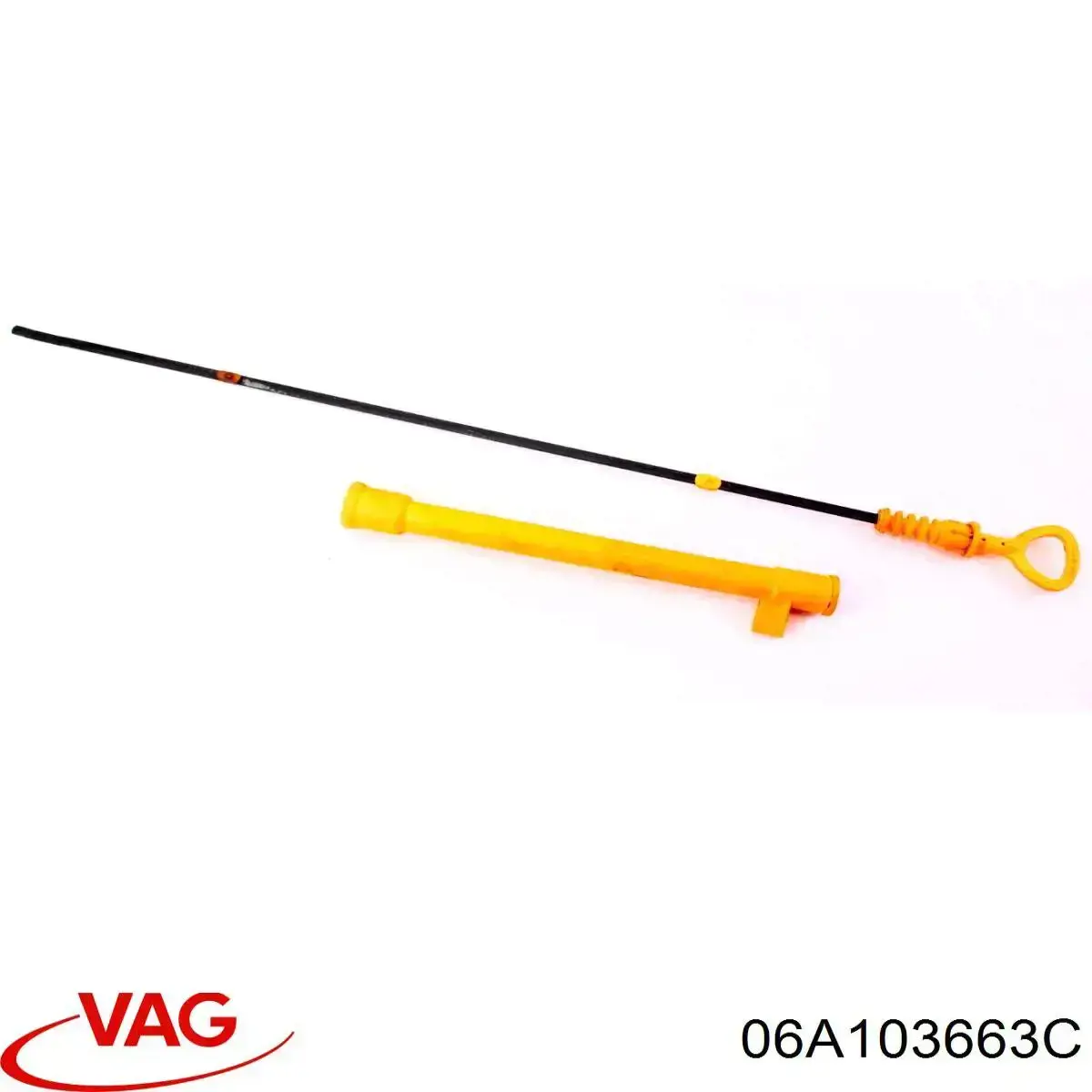 06A103663C VAG Направляюча щупа-індикатора рівня масла в двигуні