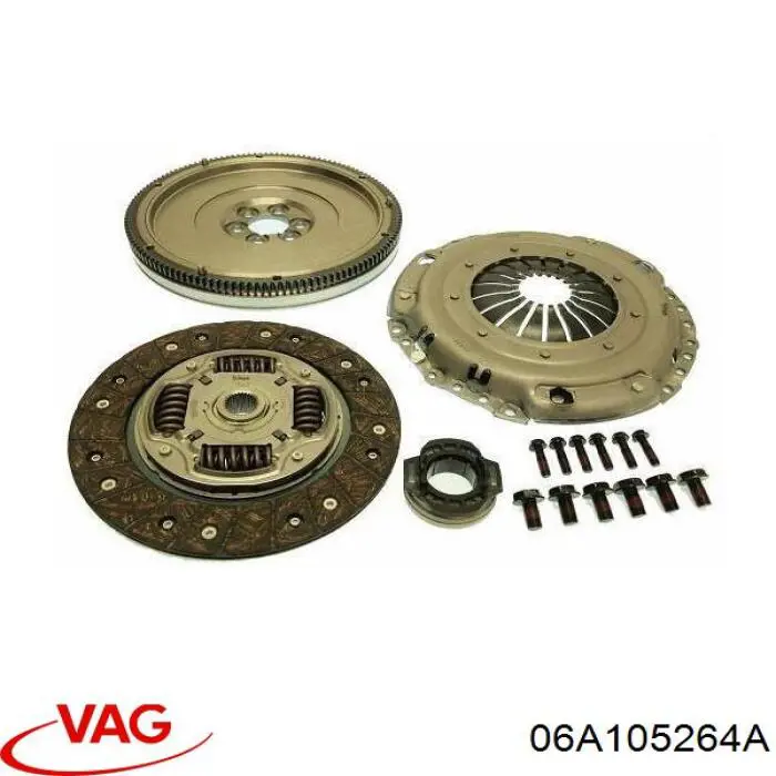 Комплект зчеплення (3 частини) VAG 06A105264A ціна, від 315.64 USD