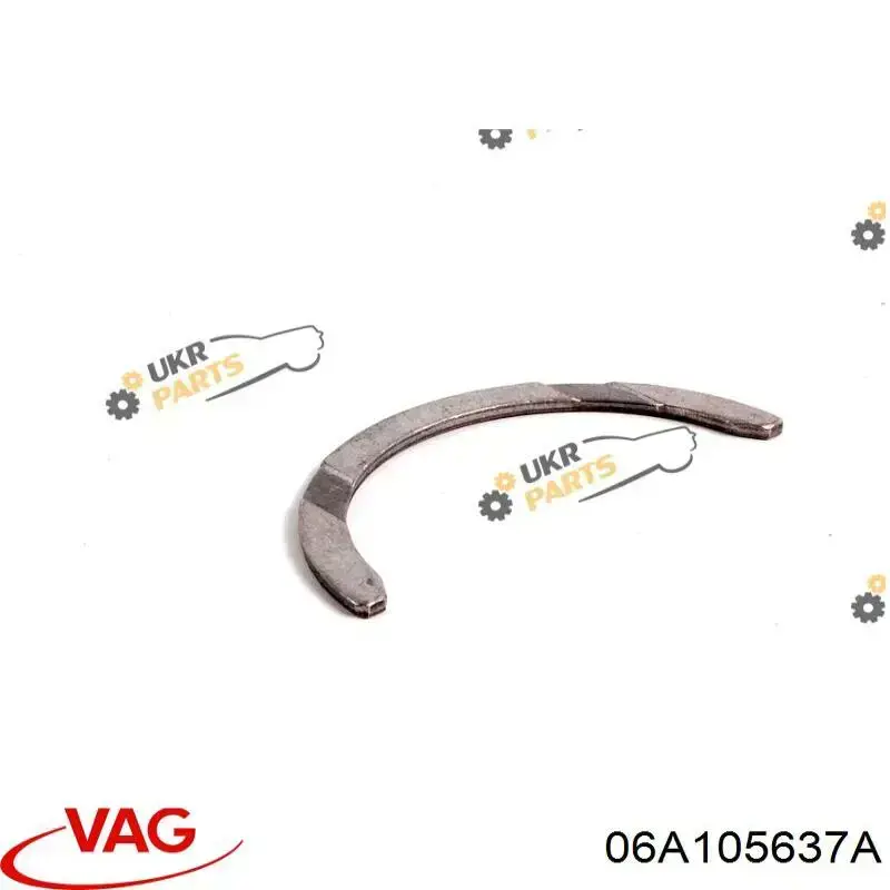 06A105637A VAG півкільце підпірне (розбігу колінвала, STD, комплект)