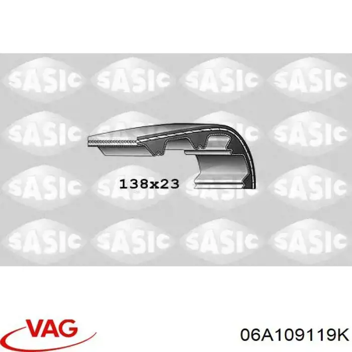 Зубчастий ремінь VAG 06A109119K ціна, від 19.84 USD