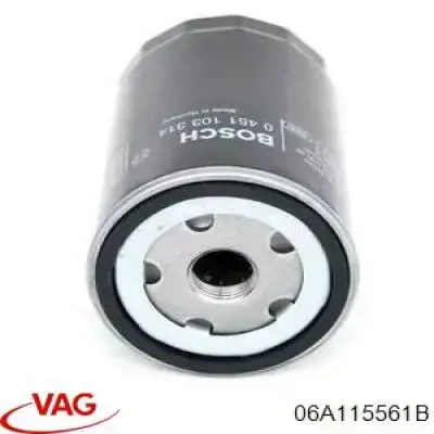 Купити 06A115561B VAG Фільтр очищення масла відцентровий