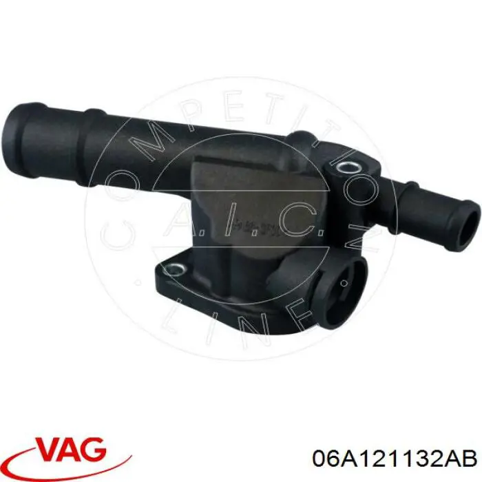 Водяний патрубок VAG 06A121132AB ціна, від 14.56 USD