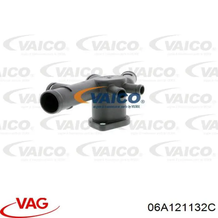 Купити 06A121132C VAG Фланець системи охолодження (трійник)