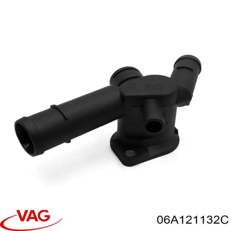 Фланець системи охолодження (трійник) VAG 06A121132C ціна, від 6.27 USD