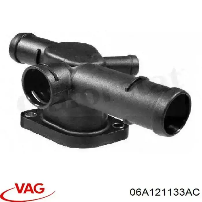 Фланець системи охолодження (трійник) VAG 06A121133AC ціна, від 7.90 USD
