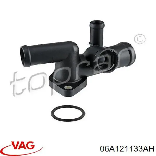 Купити 06A121133AH VAG Фланець системи охолодження (трійник)