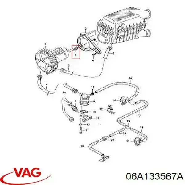 Кронштейн повітряного насоса 3RG 47700