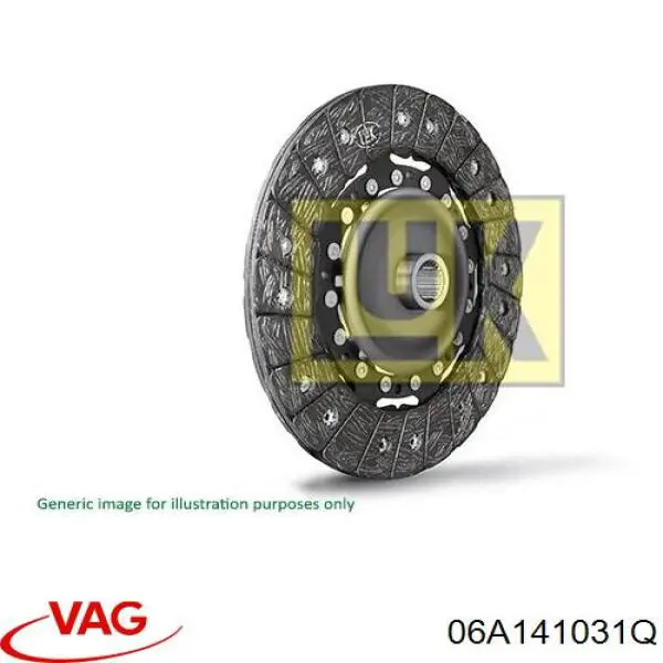 06A141031Q VAG диск зчеплення