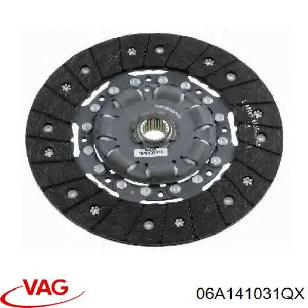 06A141031QX VAG диск зчеплення