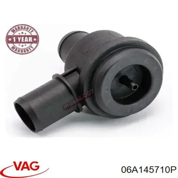 06A145710P VAG пропускний клапан (байпас надувочного повітря)