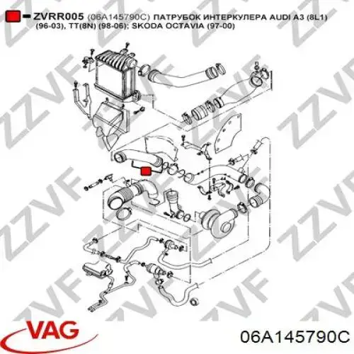 Патрубок повітряний AND 3G145001 ціна, від 20.65 USD
