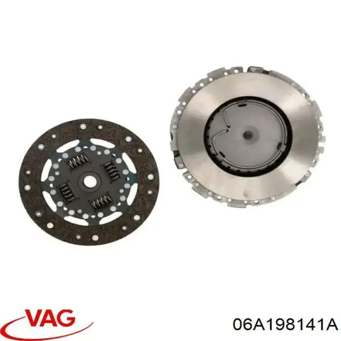 Комплект зчеплення (3 частини) VAG 06A198141A ціна, від 117.56 USD