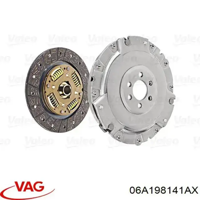 Комплект зчеплення (3 частини) VAG 06A198141AX ціна, від 100.28 USD