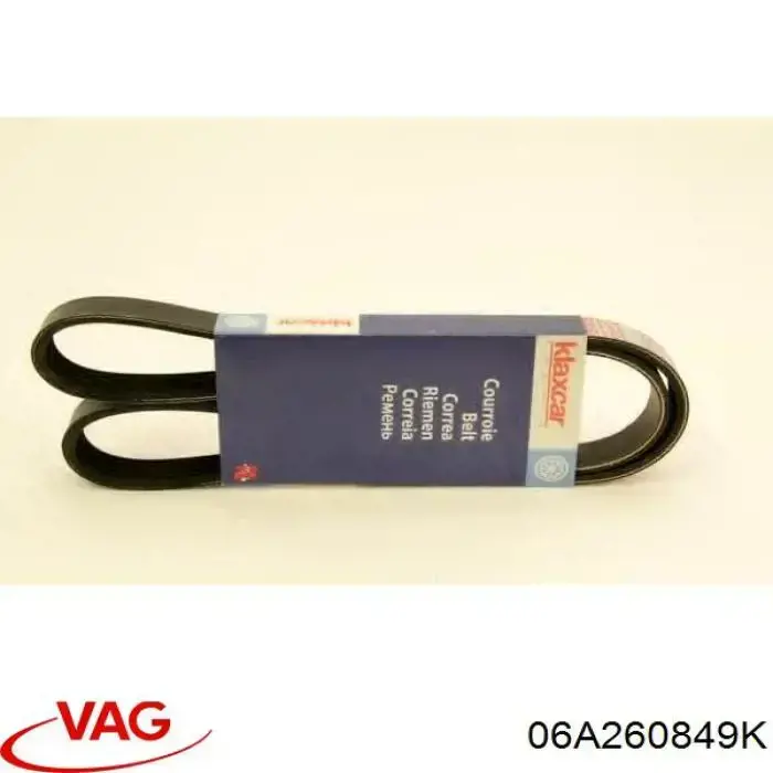 Купити 06A260849K VAG Ремінь генератора