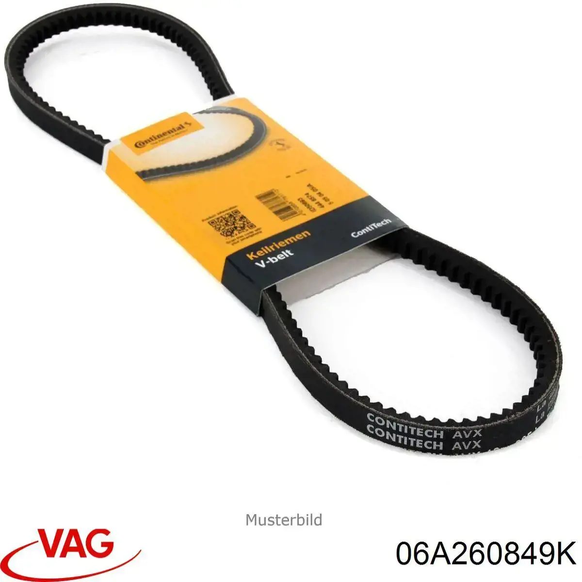 Ремінь кондиціонера VAG 06A260849K