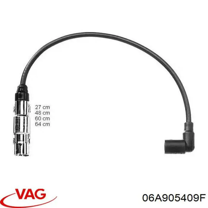 Дроти запалювання VAG 06A905409F ціна, від 35.08 USD