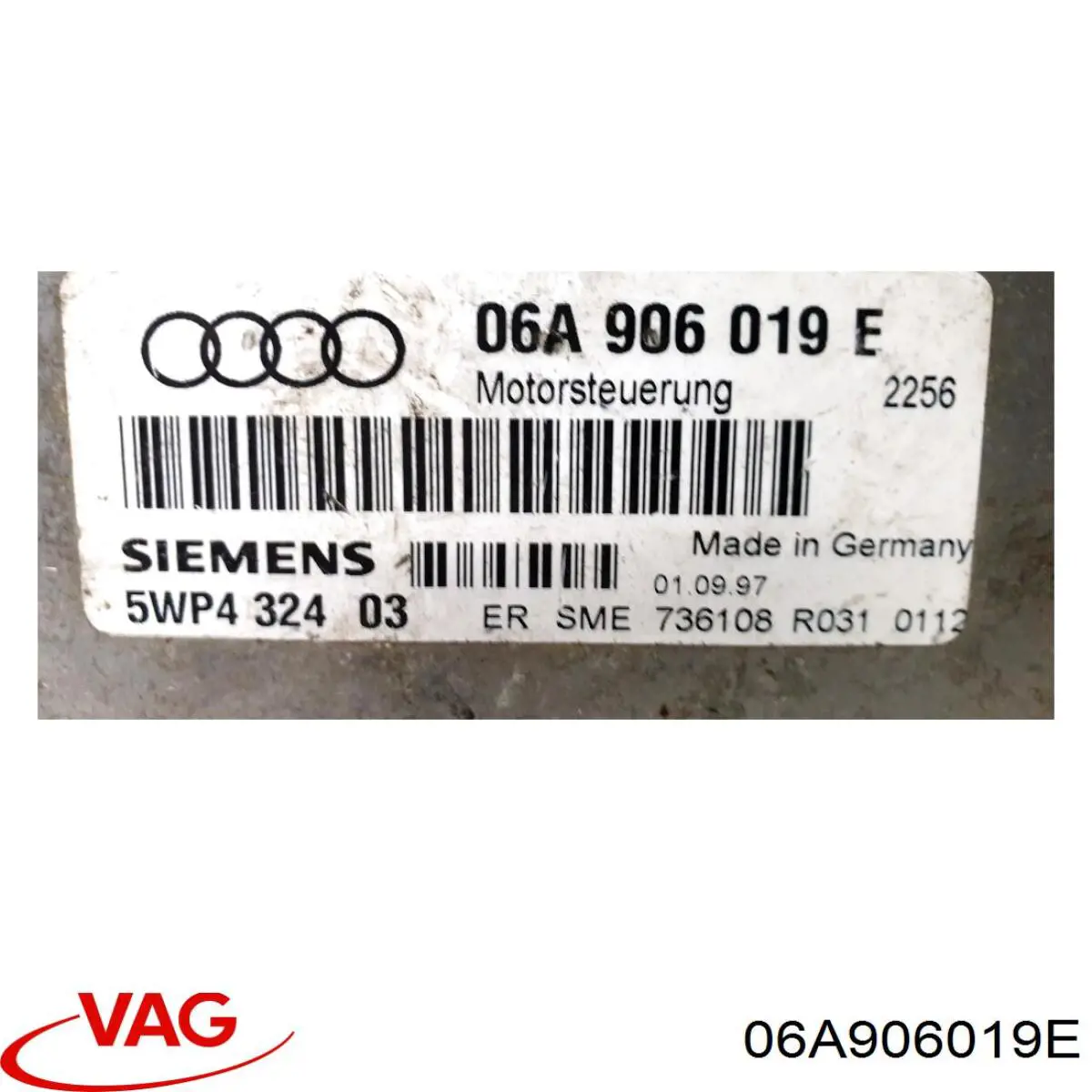 Електронний блок керування двигуном 06A906019E VAG