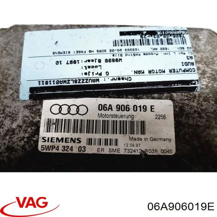 ЕБУ VAG 06A906019E ціна, від 38.01 USD