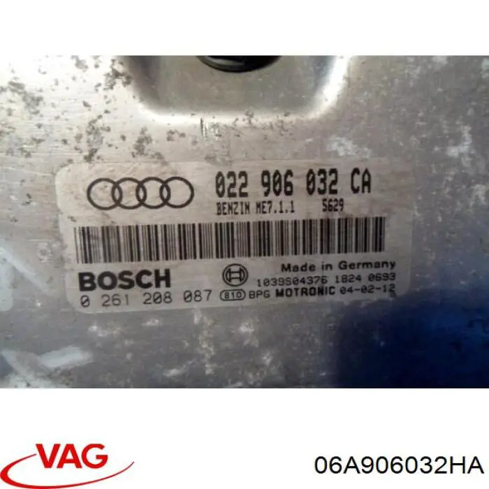 ЕБУ VAG 06A906032HA ціна, від 84.65 USD