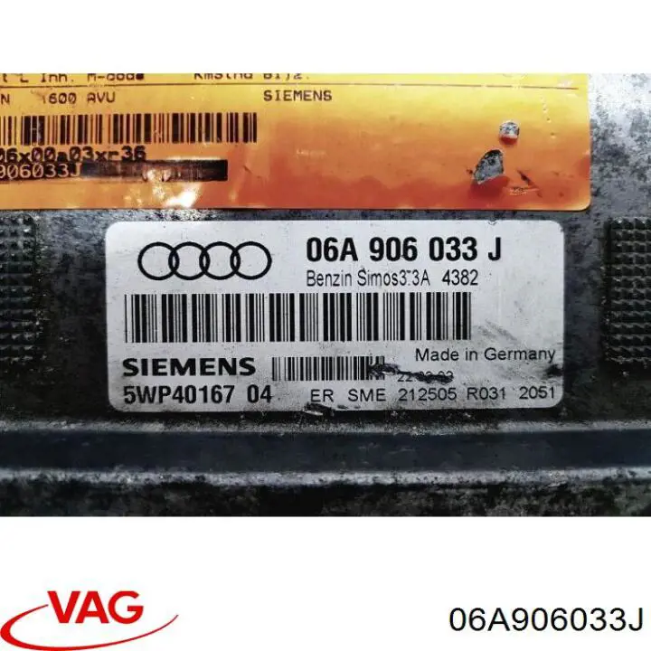 ЕБУ VAG 06A906033J ціна, від 38.01 USD
