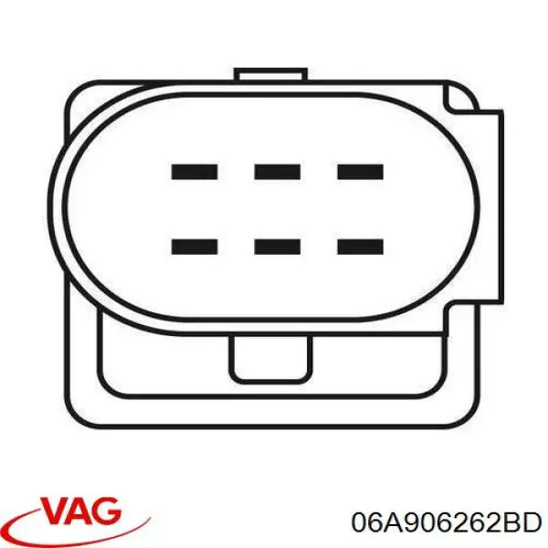 Лямбдазонд, датчик кисню до каталізатора VAG 06A906262BD ціна, від 63.16 USD