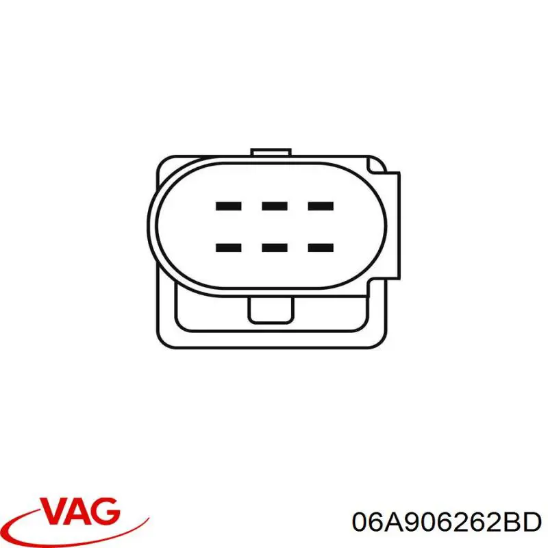 06A906262BD VAG Лямбдазонд, датчик кисню до каталізатора