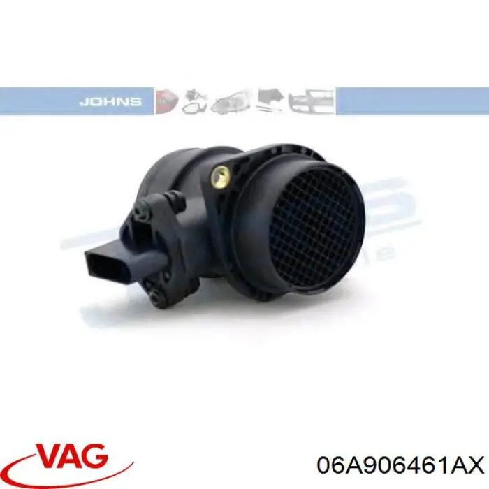 Датчик масової витрати повітря VAG 06A906461AX ціна, від 38.75 USD