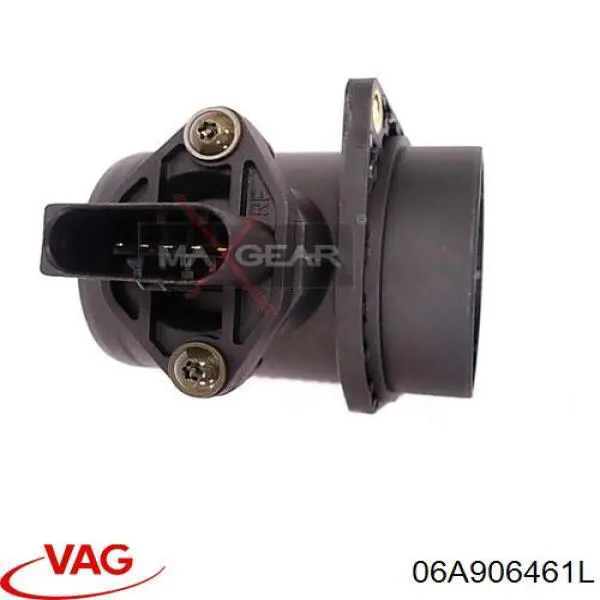 Датчик масової витрати повітря VAG 06A906461L ціна, від 50.68 USD