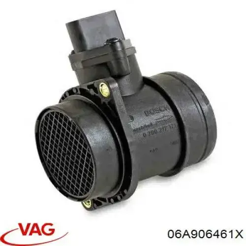 06A906461X VAG датчик потоку (витрати повітря, витратомір MAF - (Mass Airflow))